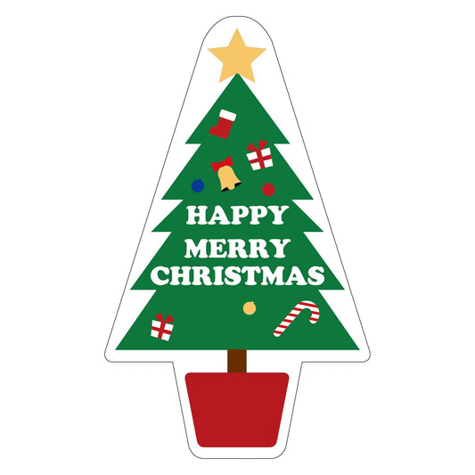 貼ってはがせるウィンドウサイン　クリスマスE　Sサイズ