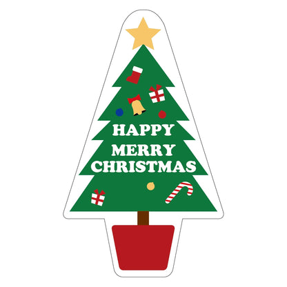 貼ってはがせるウィンドウサイン　クリスマスE　Lサイズ
