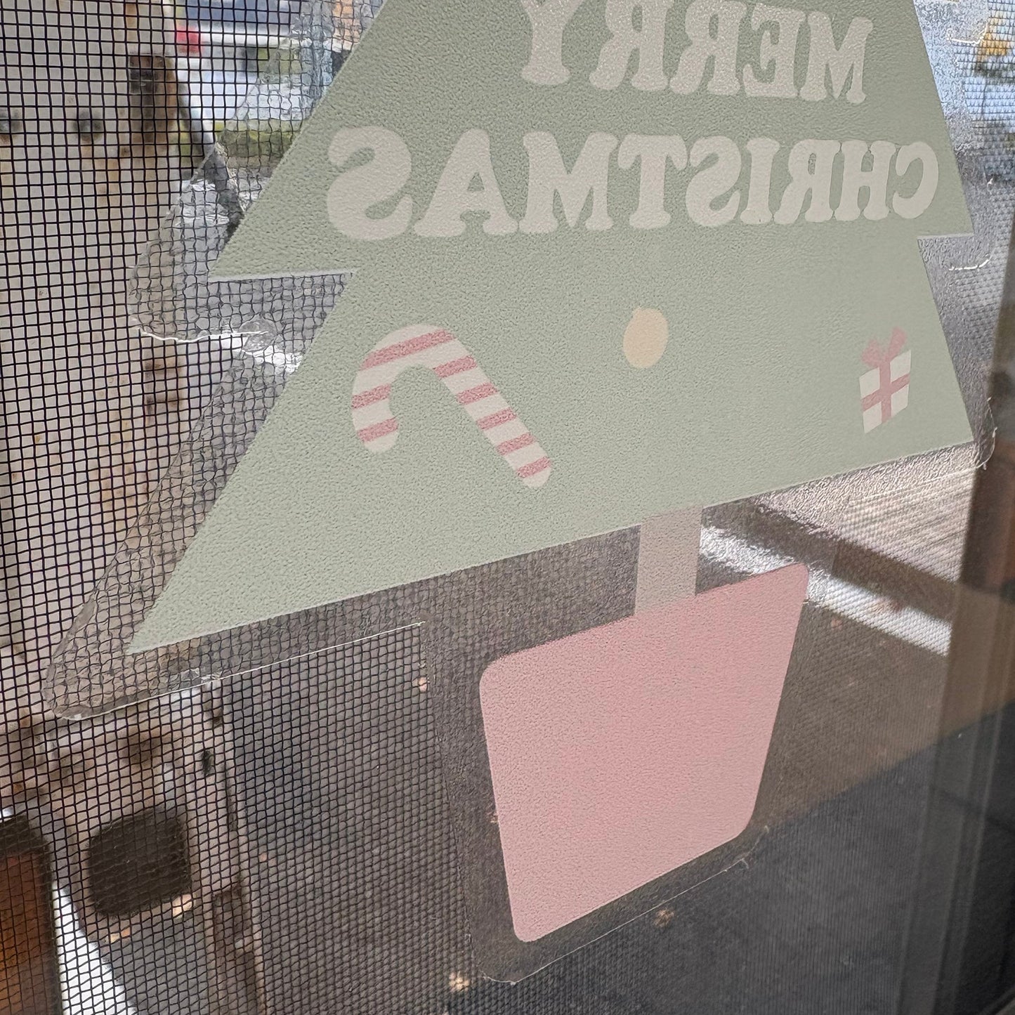 貼ってはがせるウィンドウサイン　バレンタイン(文字)　Sサイズ