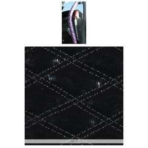 ジェットイノウエ モコモコロングアシストグリップカバー ダブルステッチ ブラック 595202