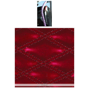 ジェットイノウエ モコモコロングアシストグリップカバー ダブルステッチ ワインレッド 595203