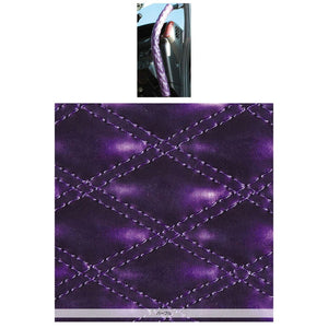 ジェットイノウエ モコモコロングアシストグリップカバー ダブルステッチ パープル 595205