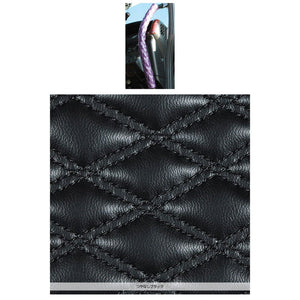 ジェットイノウエ モコモコロングアシストグリップカバー ダブルステッチ ブラック/つや無し 595209