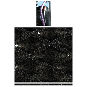 ジェットイノウエ モコモコロングアシストグリップカバー ダブルステッチ ロイヤルブラック 595232