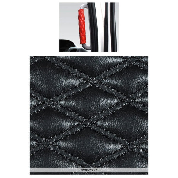 ジェットイノウエ モコモコアシストブレーキカバー ダブルステッチ ブラック/つや無し 595269