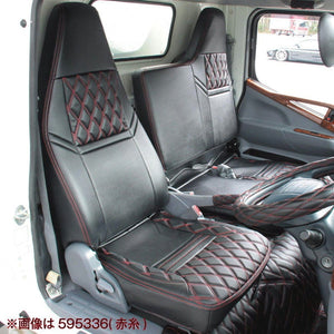 ジェットイノウエ シートカバー COMBI ふそう2t ブルーテックキャンター 標準車用 黒糸 595356
