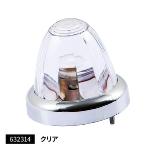 ジェットイノウエ バスマーカーランプ A-1型 クロームメッキリング クリア 632314