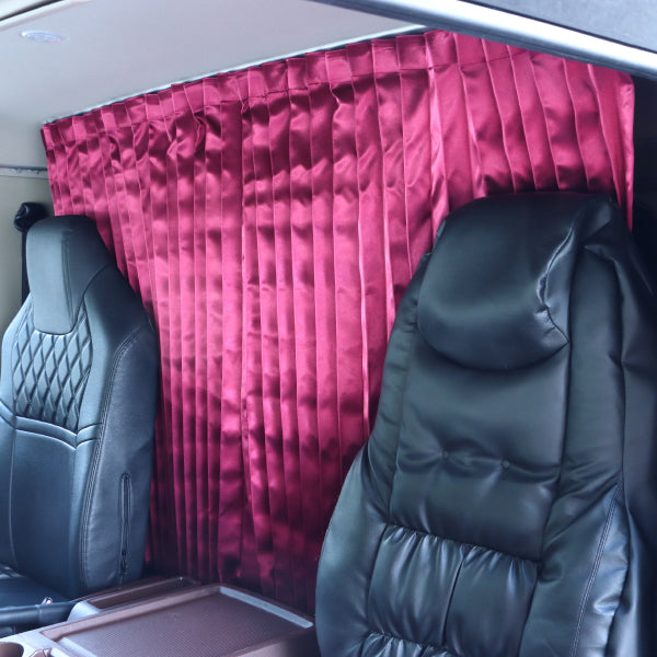 ジェットイノウエ トラックカーテン りらか センターカーテン ワインレッド