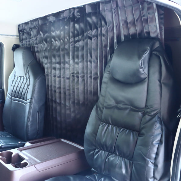 ジェットイノウエ トラックカーテン りらか センターカーテン ハイルーフ ブラック