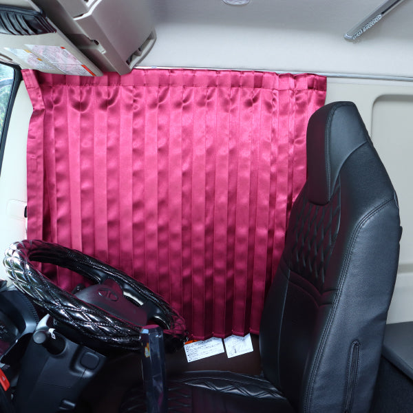 ジェットイノウエ トラックカーテン りらか リアベット サイド ワインレッド