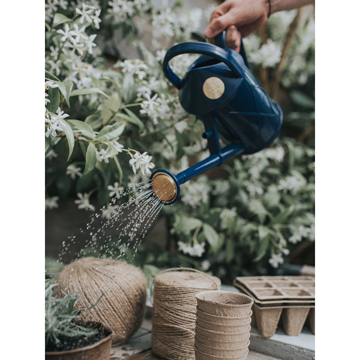 Heritage Indoor ジョウロ ガーデニング 1L ブルー