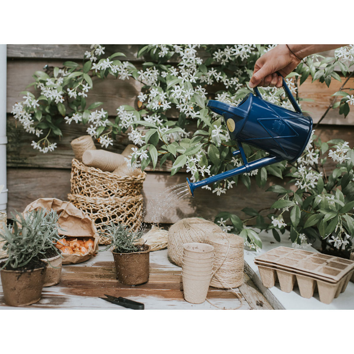 Heritage Indoor ジョウロ ガーデニング 1L ブルー