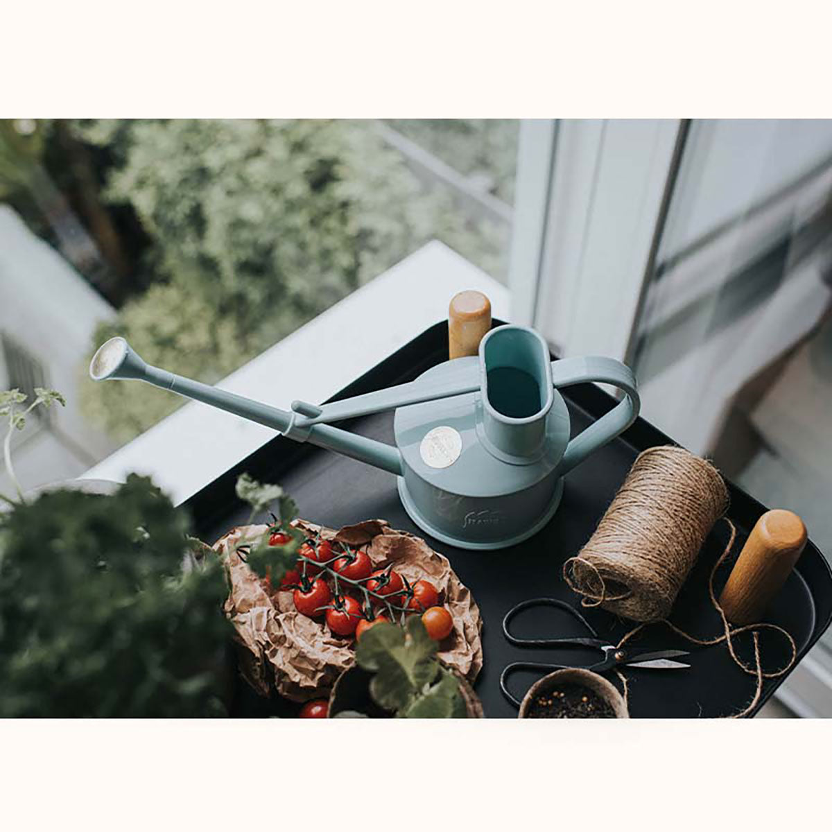 Handy Indoor ジョウロ ガーデニング 0.7L ダックエッグブルー