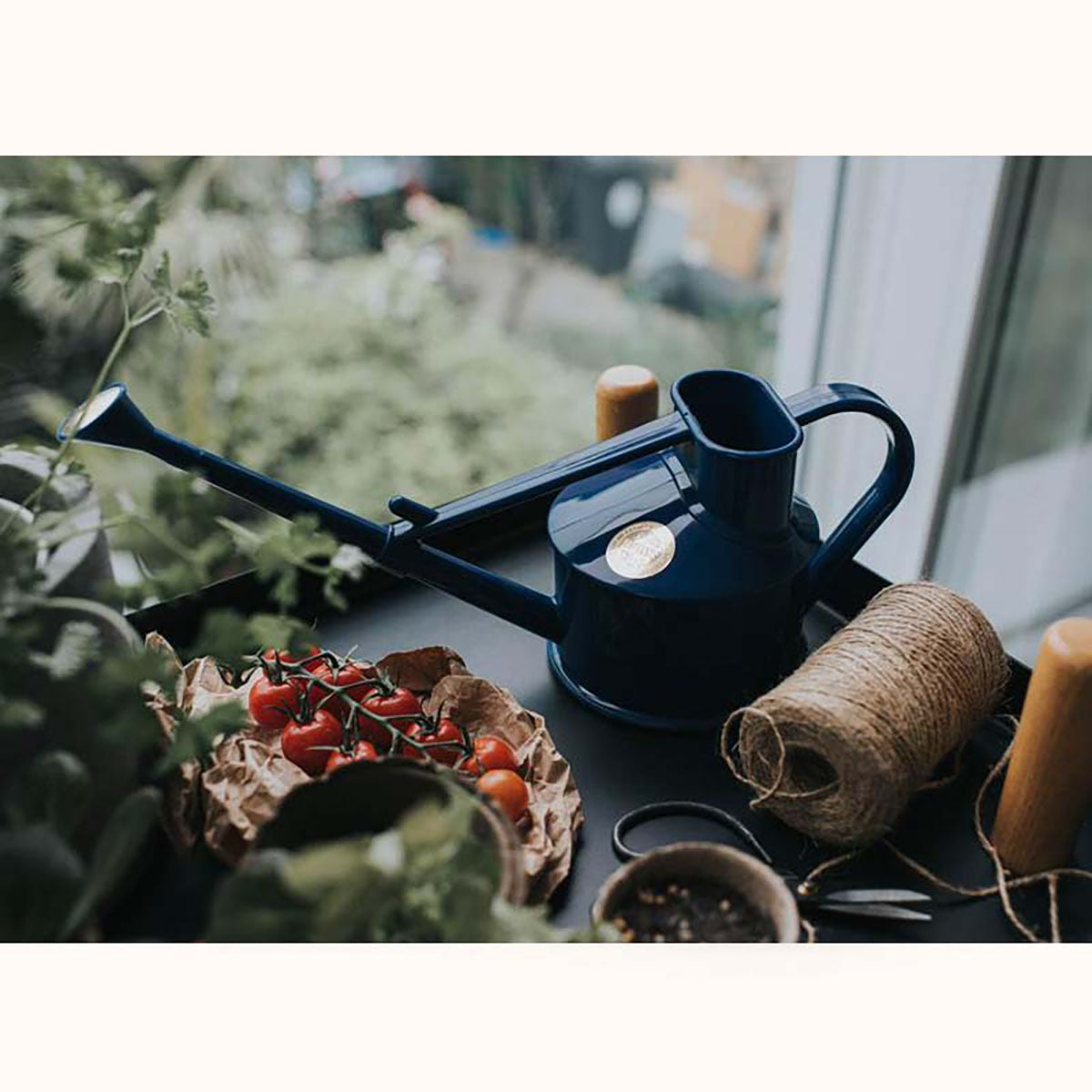 Handy Indoor ジョウロ ガーデニング 0.7L ブルー