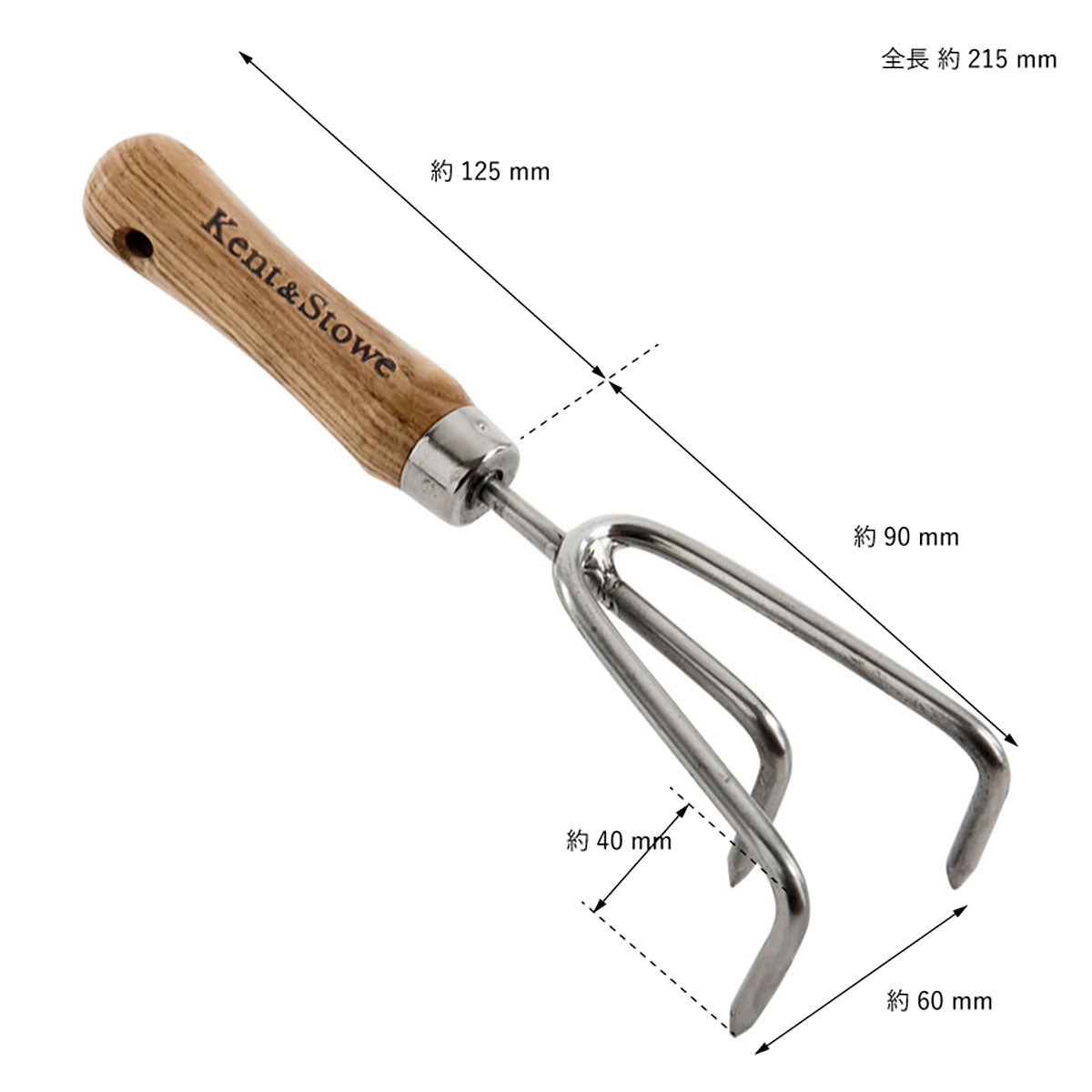 Hand 3 Prong Cultivator Garden Life ハンド熊手 ガーデニング