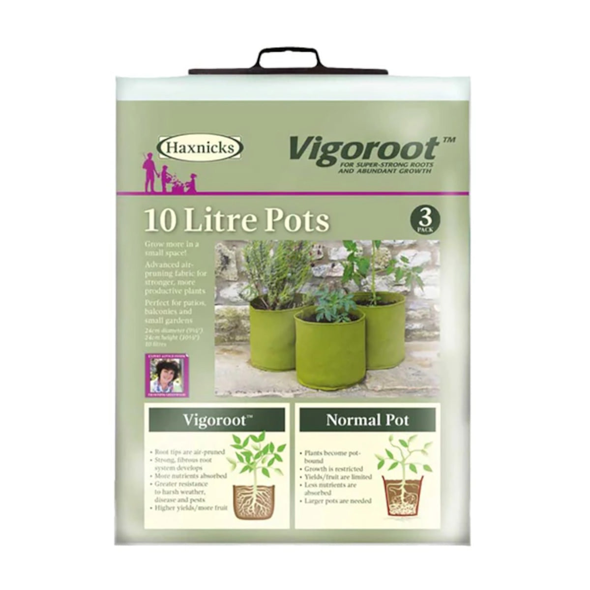 Vigoroot Pots 10L 3-pack 布製鉢 プランター 3枚入り