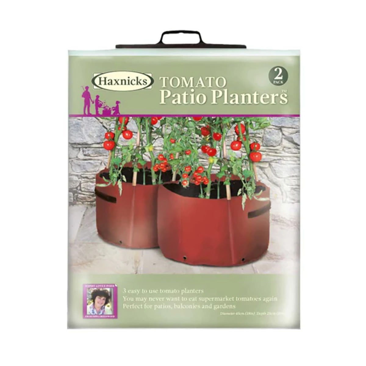 Tomato Patio Planters 2-pack トマト たためるプランター 支柱フレーム