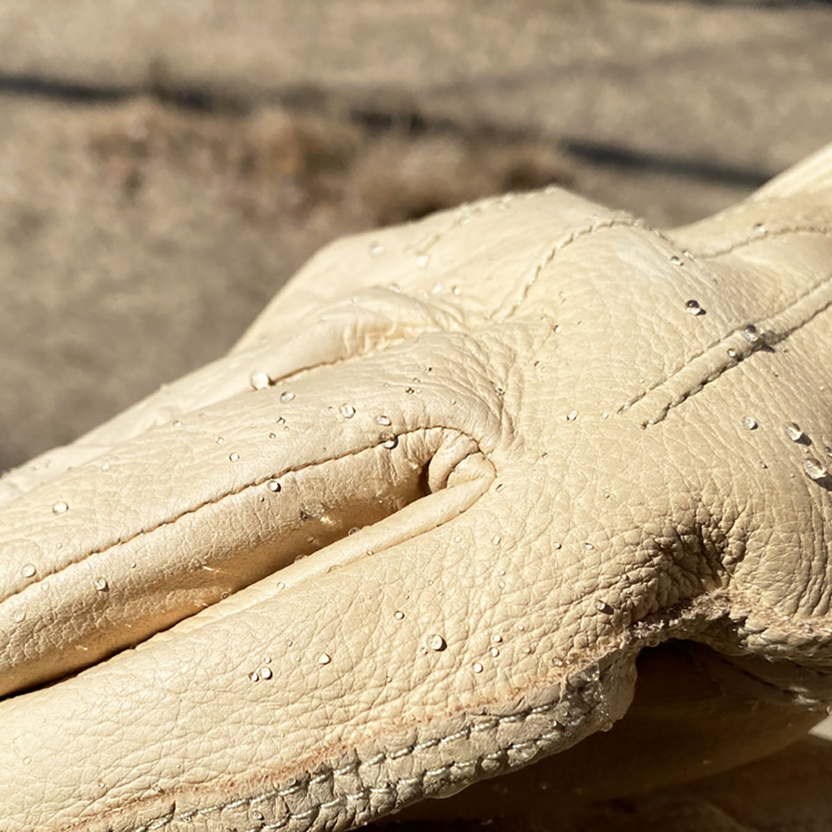 Luxury Leather Water Resistant Gloves Mens Large 耐水グローブ メンズ Lサイズ