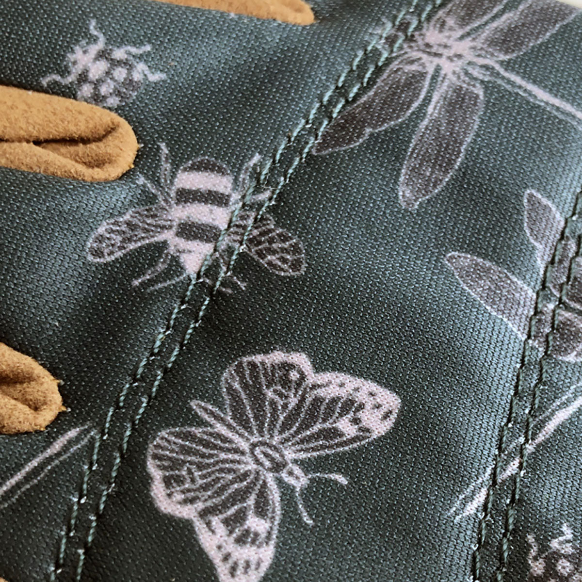 Premium Comfort Gloves Insect  Medium プレミアムガーデニンググローブ 虫柄 Mサイズ
