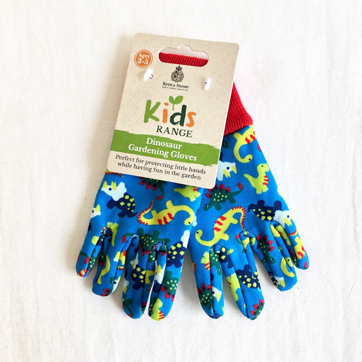 Kids Dinosaur Gardening Gloves 子供用 ガーデニング グローブ  恐竜 ブルー