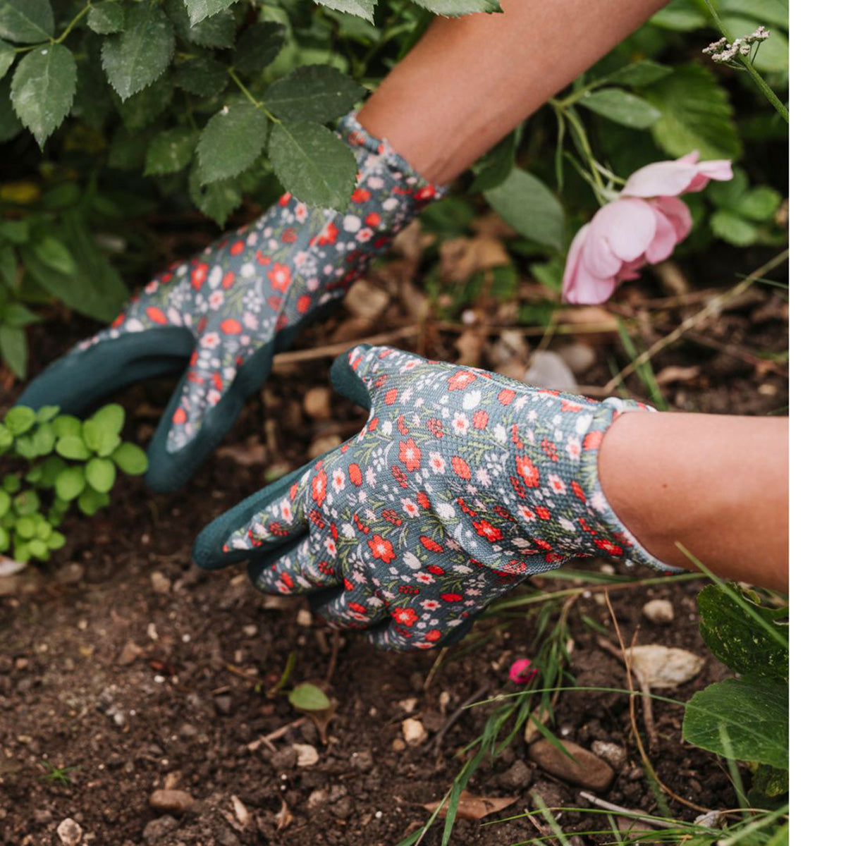 Weeding Gloves 3-pack ガーデニング 滑り止め付きグローブ 3色入り