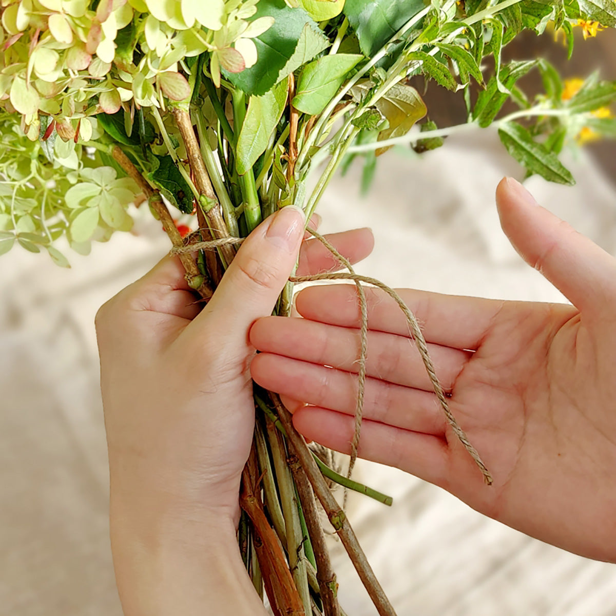 Jute Natural Twine 麻ひも 80m ナチュラル