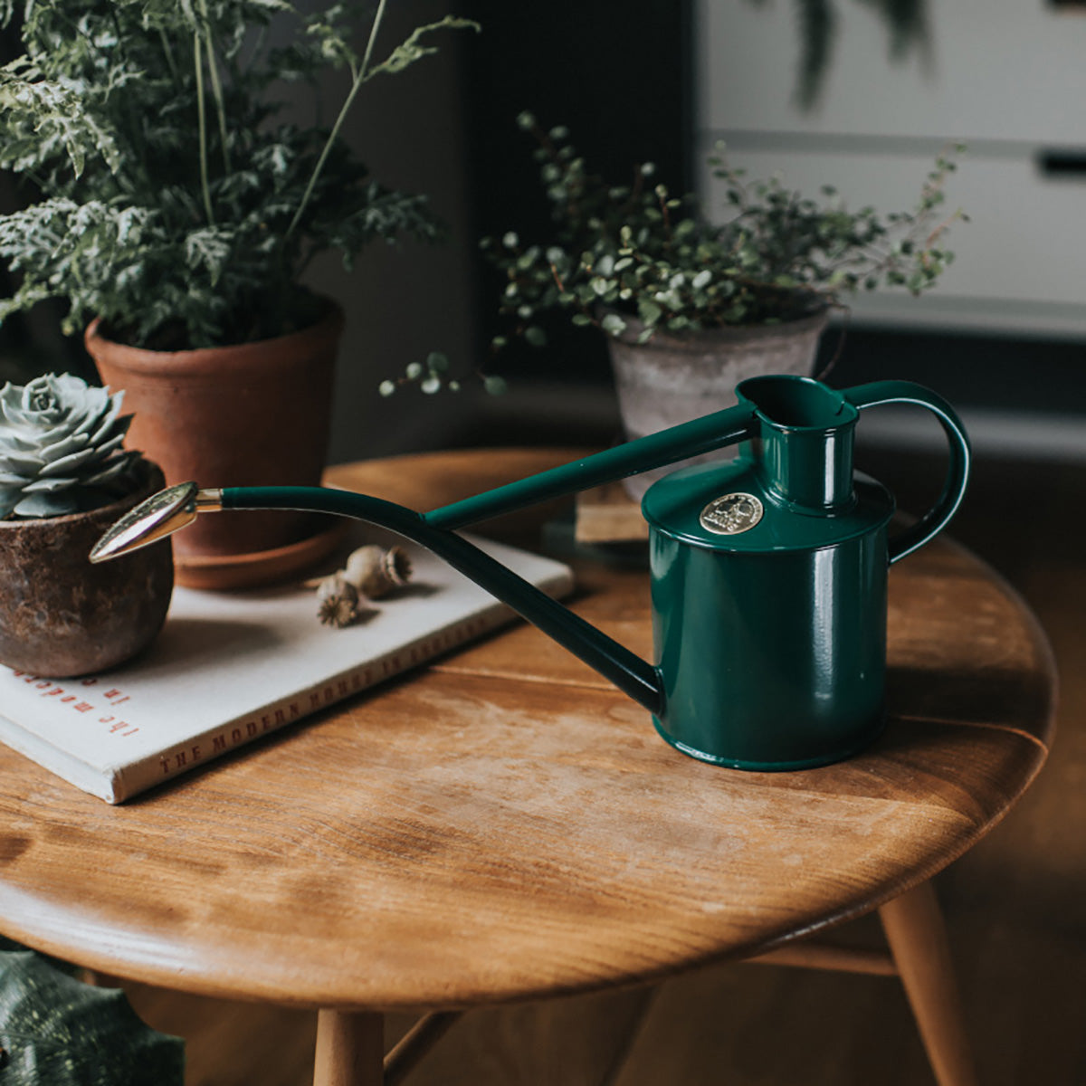 Metal Indoor 1L 金属製 じょうろ ガーデニング グリーン