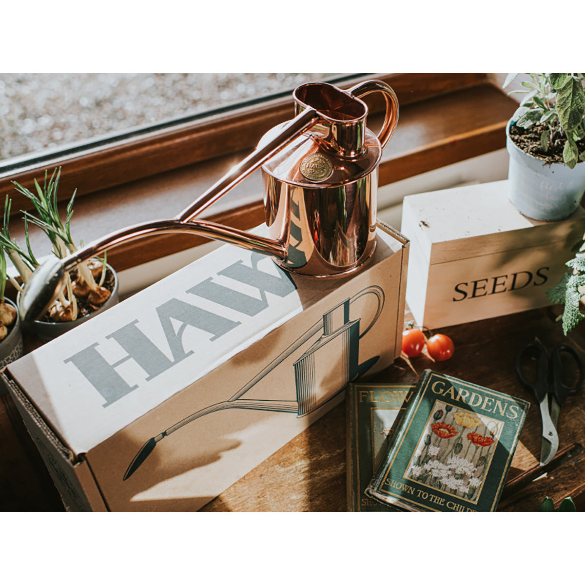 Metal Indoor 1L 金属製 じょうろ ガーデニング カッパー