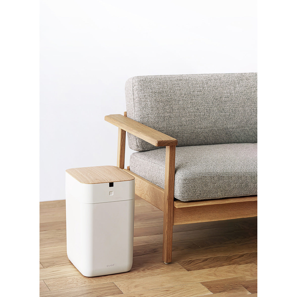 全自動スマートゴミ箱　ＥＬＢＩＮ（エルビン）１５Ｌ　ホワイト