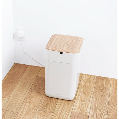 全自動スマートゴミ箱　ＥＬＢＩＮ（エルビン）１５Ｌ　ホワイト