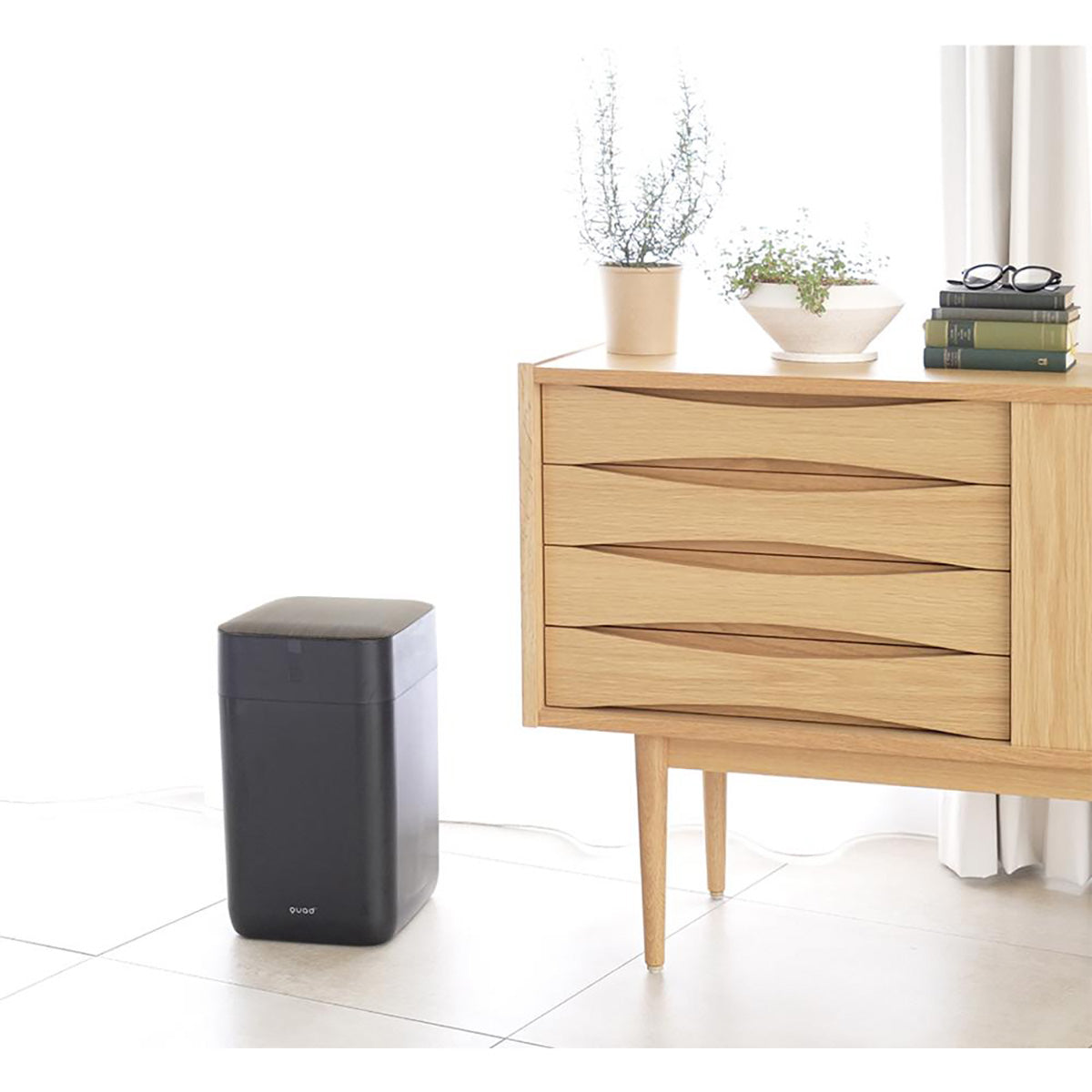 全自動スマートゴミ箱　ＥＬＢＩＮ（エルビン）１５Ｌ　ブラック