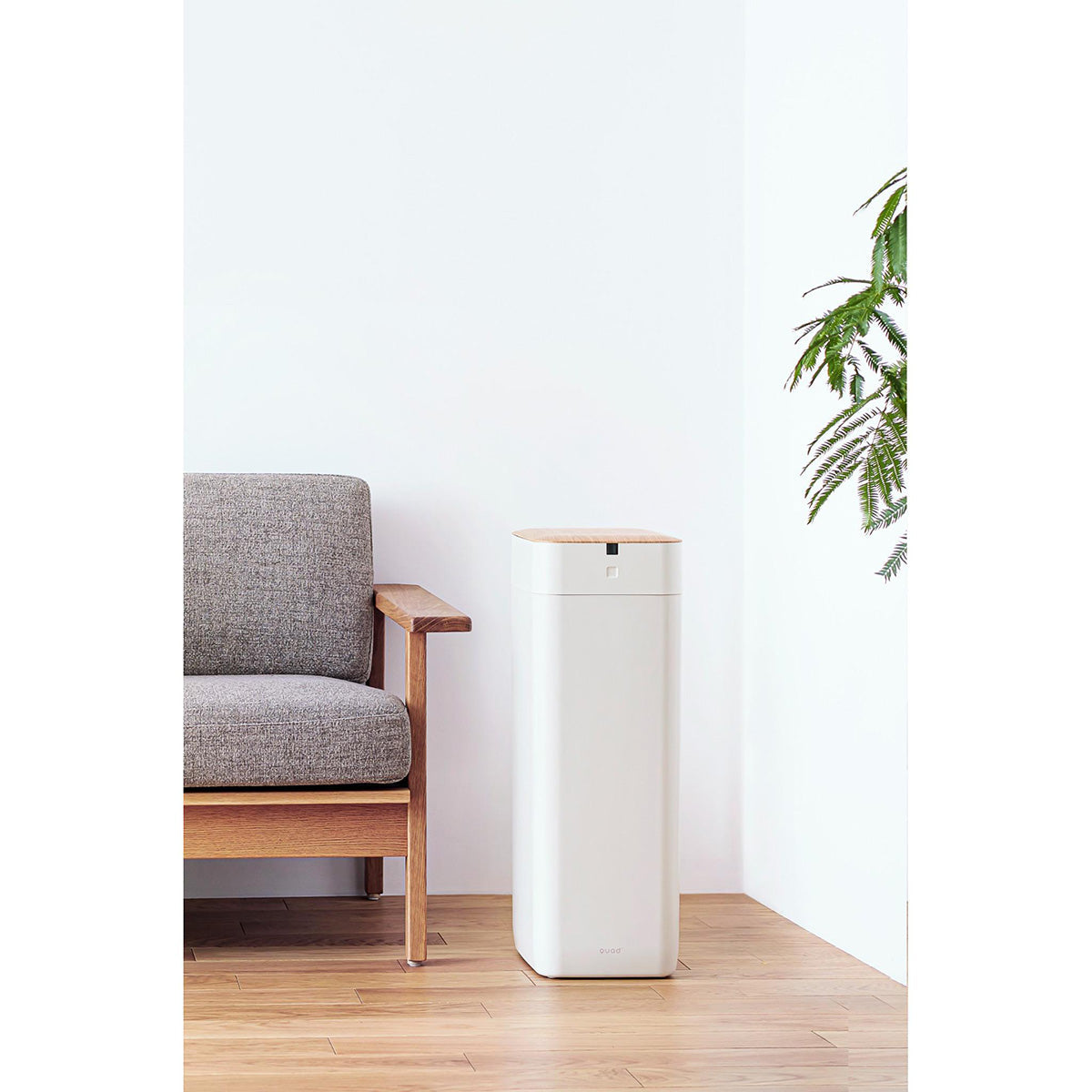 全自動スマートゴミ箱　ＥＬＢＩＮ（エルビン）３０Ｌ　ホワイト