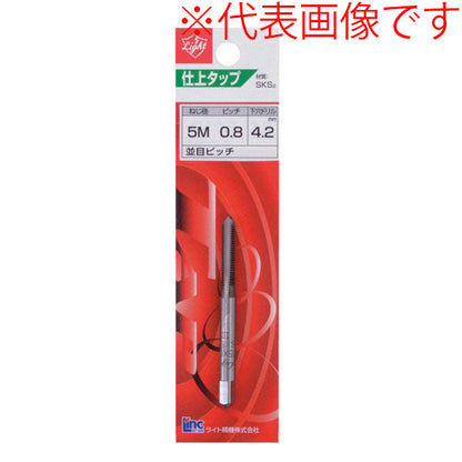 ライト精機 パック品 ハンドタップ メートル並目ねじ（M） M6×1.0 仕上タップ