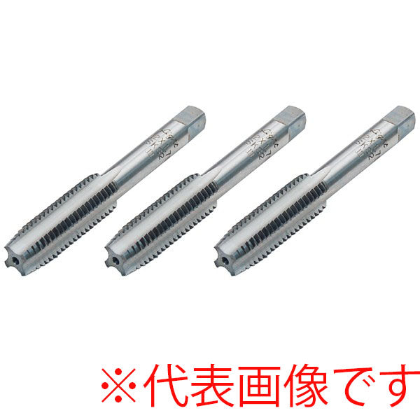 ライト精機 ハンドタップ ユニファイ細目ねじ（UNF） 5/8×18 先中仕上タップ 3本組