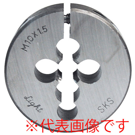ライト精機 丸ダイス メートル並目ねじ（M） M11×1.5 径50