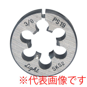 ライト精機 パイプダイス （PT）テーパー 1/4×19 径38