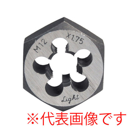 ライト精機 六角ダイス ウィット並目ねじ（W） 1/2W×12
