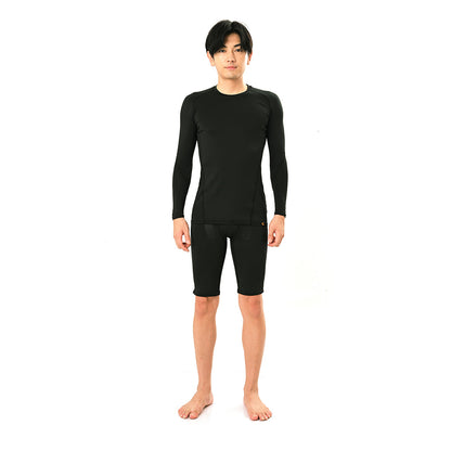 アンダーロングスリーブシャツ M/L/XL ブラック