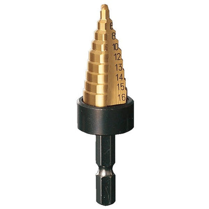 ライト精機 パック品 六角軸チタンステップビット HTS-2