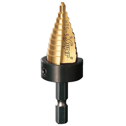 ライト精機 パック品 六角軸チタンステップビット HTS-3