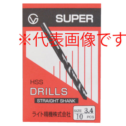 ライト精機 鉄工ドリル 8.9mm 5本セット