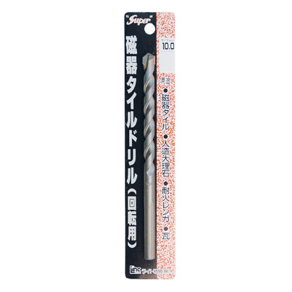 ライト精機 パック品 磁器タイルドリル 3.8mm