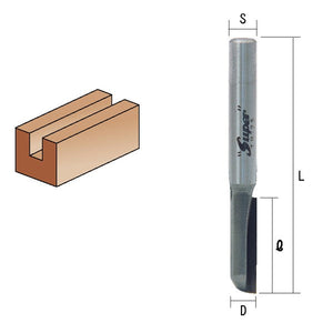 ライト精機 トリマ用超硬ストレートビット TR-24