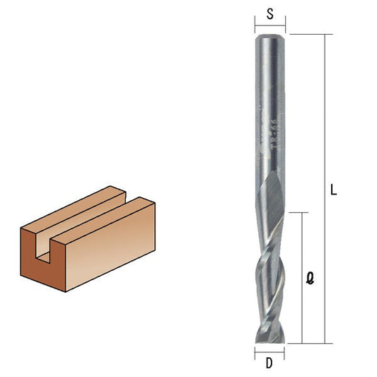 ライト精機 トリマ用超硬スパイラル TR-65