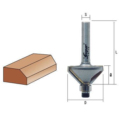 ライト精機 トリマ用角面（コロ付） TR-19