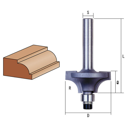 ライト精機 トリマ用ギンナン面（コロ付） TR-38