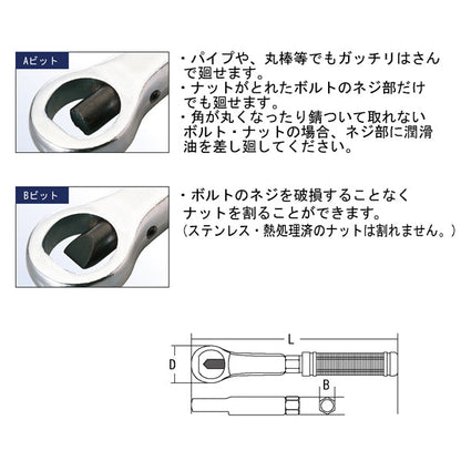 ライト精機 パック品 バイスレンチ LB-1N
