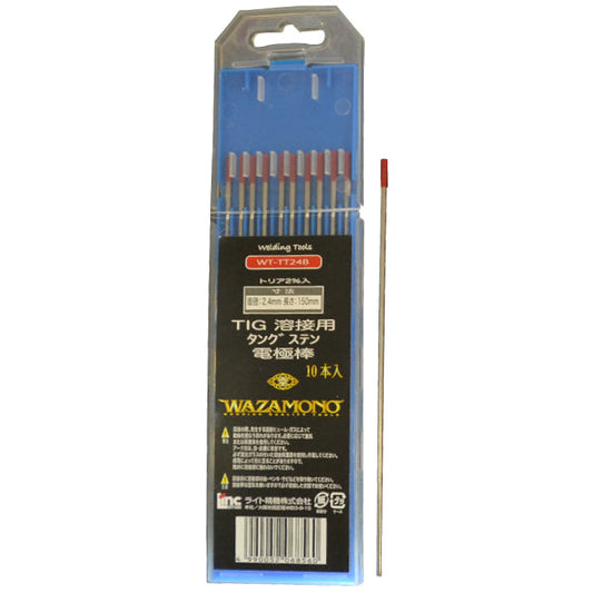 ライト精機 TIG電極棒 WT-TT24B 10本