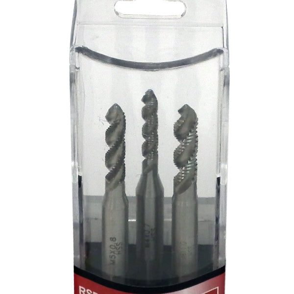 ライト精機 六角軸スパイラルタップセット M3/M4/M5