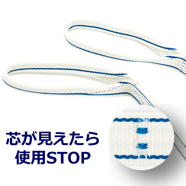 東レインターナショナル ポリエステルスリング PET3E 両端アイ形 1.25ton 幅35mm 長さ1m～10ｍ